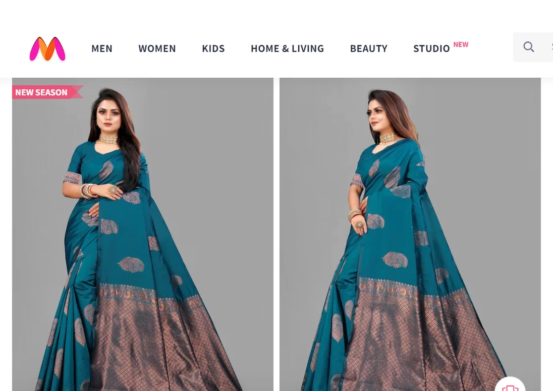LIST OF ONLINE SAREE SHOPPING SITES